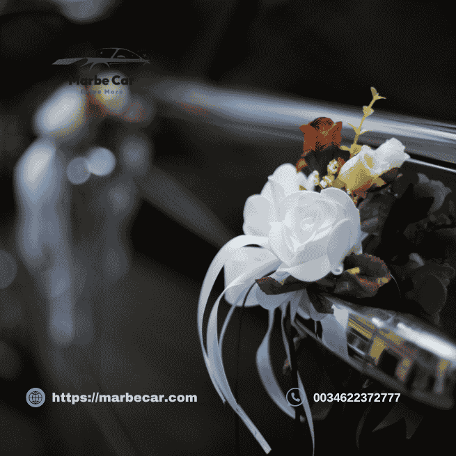 Gold Luxury Wedding Cars in Marbella