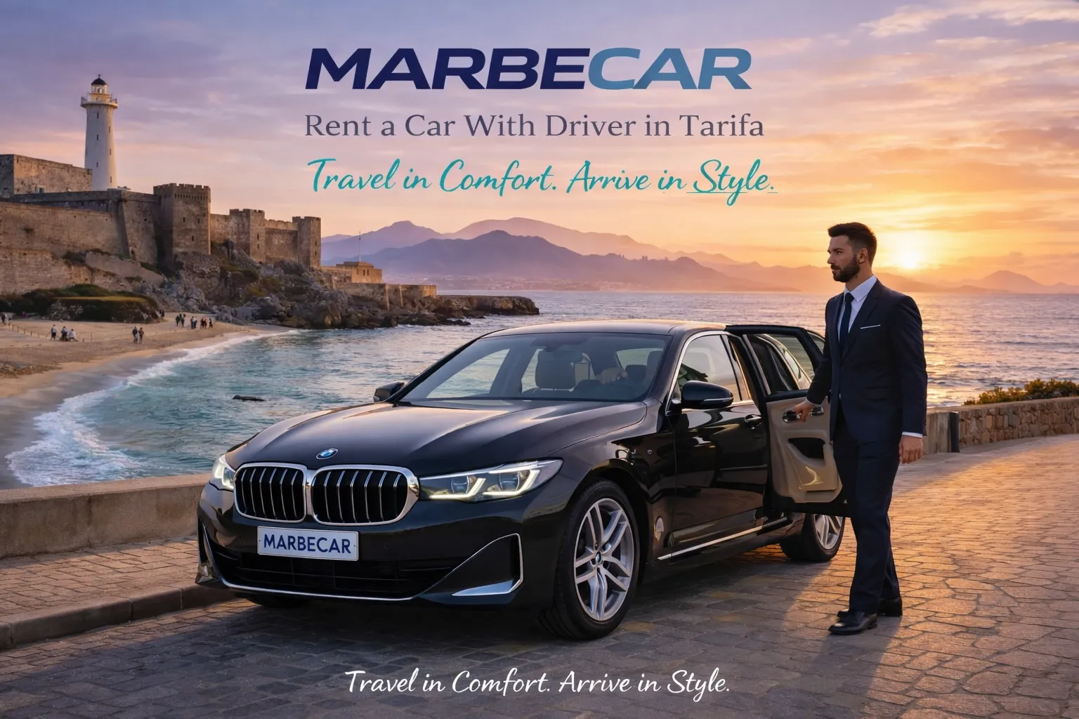 car rental with driver in tarifa