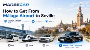How to get from malaga airport to seville