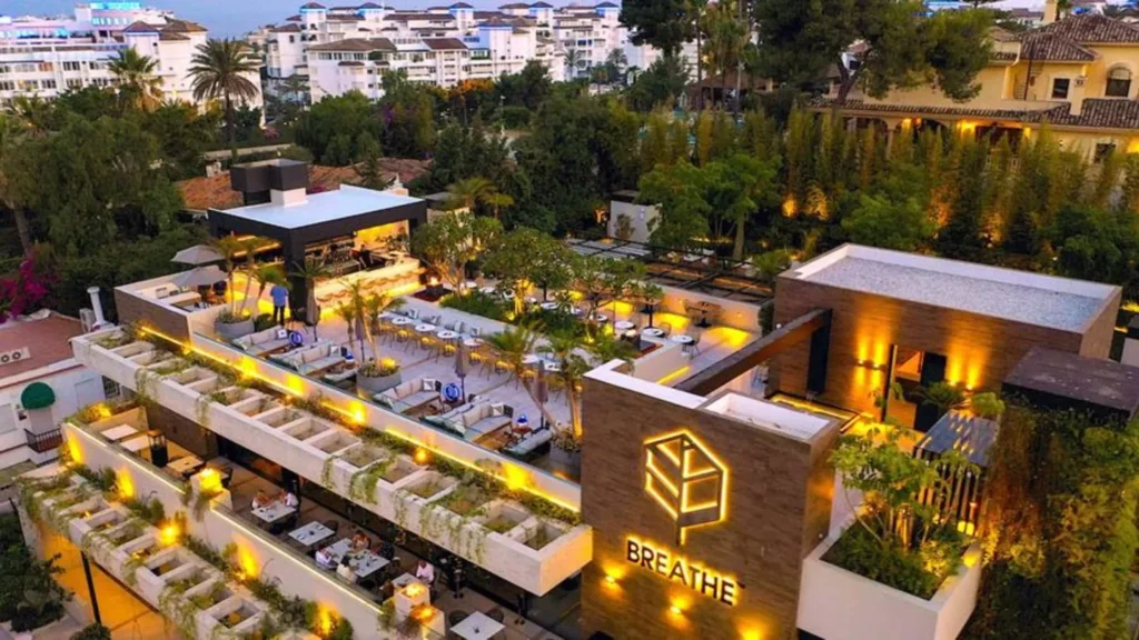 breathe restaurant in marbella